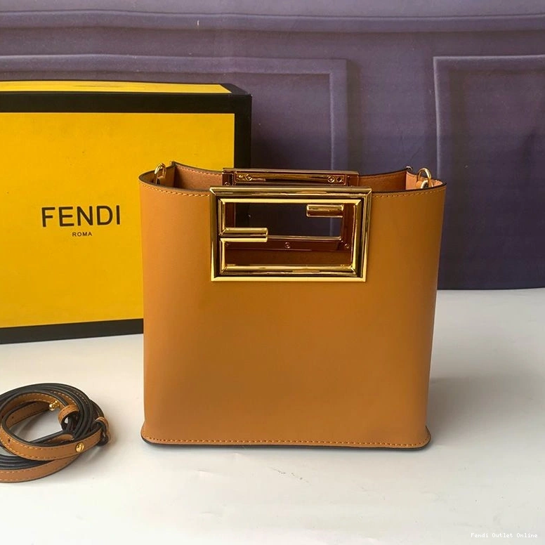 Cheap In Leather Fendi Bag Brown Small Way Calf 0717